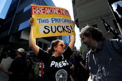 Some of Australia’s biggest news programmes go dark as public broadcaster staff go on strike over pay