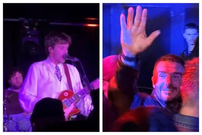 Cruz Beckham 'gets emotional about Brooklyn' at sold-out London gig in front of parents