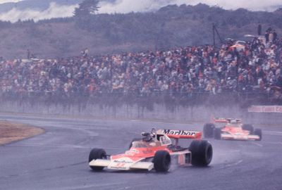 Drama amid the deluge: 50 years since James Hunt won F1 world title in Japan