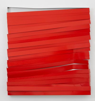 Angela de la Cruz review – wonky chairs and busted pianos are monuments to resilience