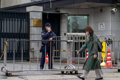 Japan expresses ‘regret’ after knife-wielding soldier breaks into Chinese embassy