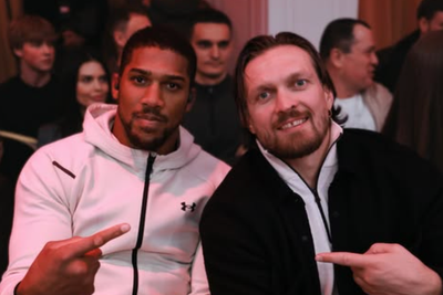 With Oleksandr Usyk, Anthony Joshua has found solace in the unlikeliest place