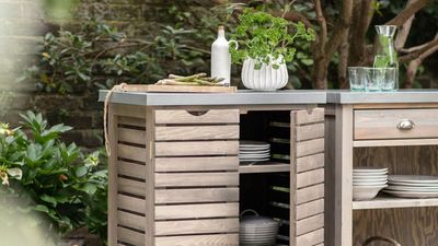 I've Just Found a Three-Piece Freestanding Outdoor Kitchen You Can Build Yourself — It's Stylish, Made of Hardy Spruce, and Currently on Sale