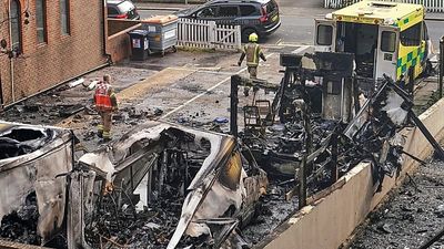 UK police arrest two men over arson attack on ambulances belonging to Jewish charity