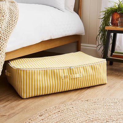 I've found this £14 Dunelm underbed storage a game-changer in my small bedroom – it's almost too pretty to be hidden under the bed