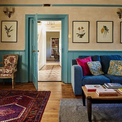 See inside an interior designer's home full of her signature bold colours and playful patterns
