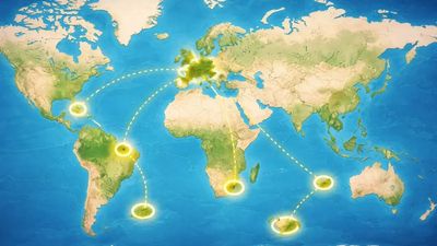 Which country has 12 time zones in the world despite not being the largest in size