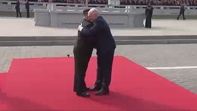 North Korea welcomes Lukashenko with ceremony in Pyongyang
