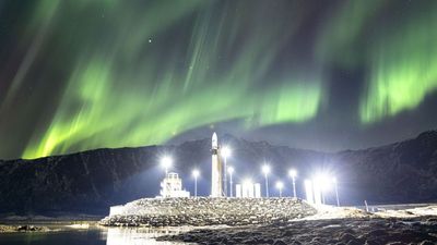 Rocket shines under the northern lights | Space photo of the day for March 25, 2026