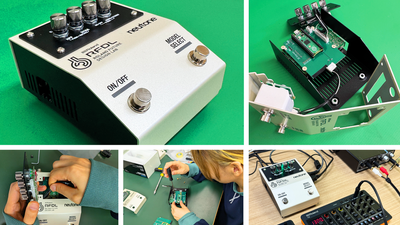 “Human heartbeats can become kick drums, birdsong and whale calls can become melodies”: Exploring the new industry of AI-integrated hardware effects pedals