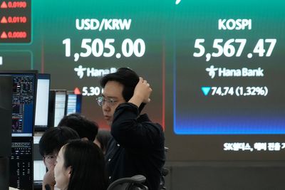 Asian stocks fall and oil prices rise again as Middle East war shows no signs of relenting