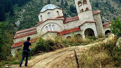The leaning Greek church that steals the glory from the Tower of Pisa is located in Thessaly