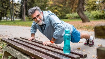 I’m a personal trainer who works with seniors—this 15-minute park bench workout is great for beginners over 65