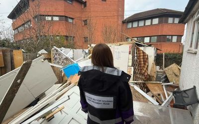 West London slum where renters lived in tiny plywood homes with no toilets demolished