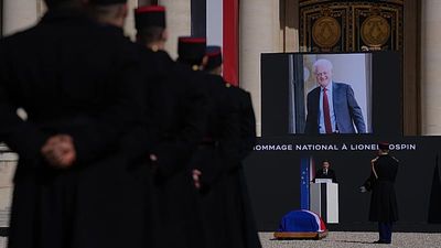 France bids farewell to former Prime Minister Lionel Jospin who 'fought for justice and freedom'