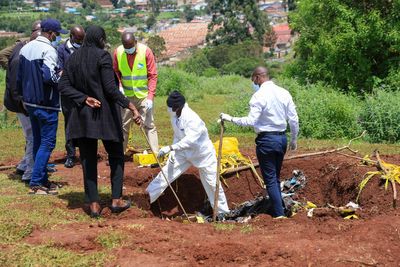 Police in Kenya exhume at least 33 bodies from a mass grave