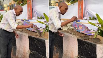 Elderly man feeds stray rats; netizens say this is what real compassion looks like