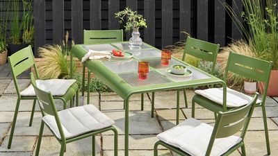 Habitat's Good Garden Furniture Always Sells Out, so This London-Cool Green Dining Table Will Be Gone, Fast — And It's Got £100 Off Right Now