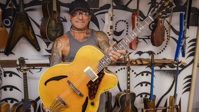 “Not a prop. Not a joke”: The world’s first cardboard acoustic electric has been made – and it was crafted by the man who built guitars for Josh Homme and Steven Tyler