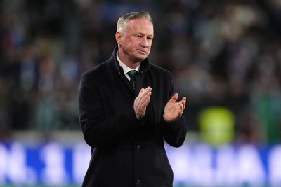 Michael O’Neill proud as young Northern Ireland side lose to Italy in play-off