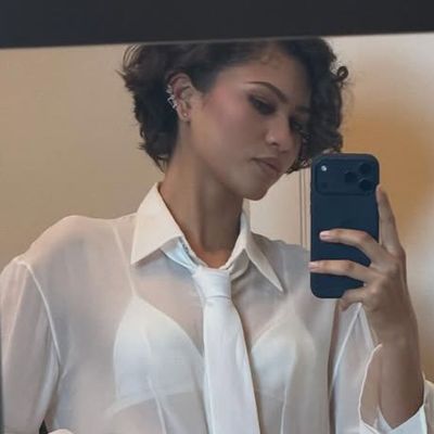 Zendaya Ditches Traditional Wedding Gowns for a Bridal-Worthy Take On the Necktie Trend