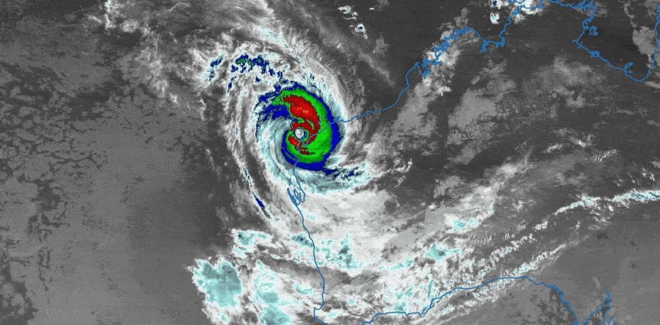 Cyclone Narelle is now larger and ‘more severe’ as it crosses the Western Australian coast