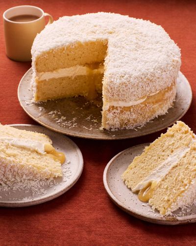 Benjamina Ebuehi’s recipe for lemon lamington cake