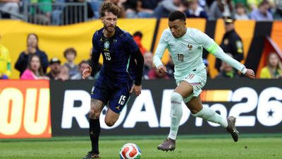 Mbappe on target as France shrug off red card to beat Brazil