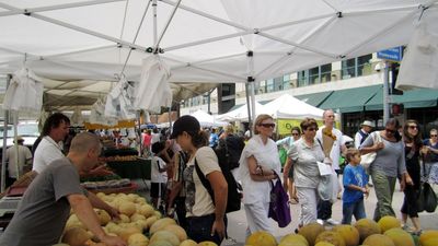 Los Angeles woman meets her Hinge date at the Santa Monica farmer’s market. 15 minutes in, one question ends it all