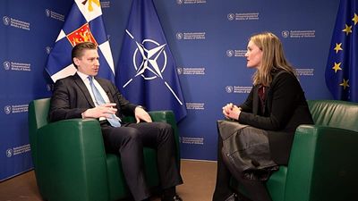 'The US must not divert weapons for Ukraine to Iran,' Finnish defence minister tells Euronews