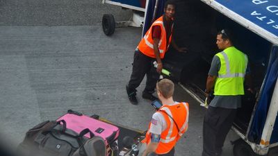 Baggage handler’s bizarre tarmac antics spark rage among musicians, but travel expert calls his behavior all too common