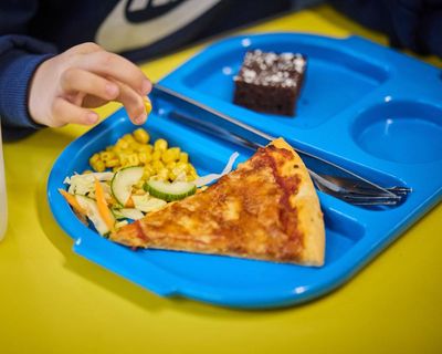 School dinners in England dominated by grab-and-go foods such as pizza and sausage rolls