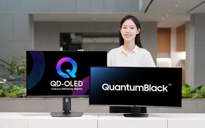 Samsung Display debuts 'QuantumBlack' coating for QD-OLED monitors — screen tech boosts ambient black levels while reducing glare