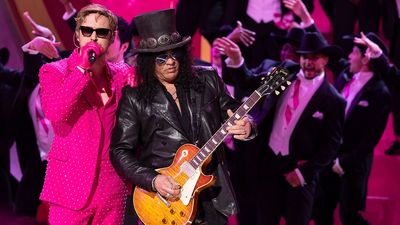 “The only way I could do it is if we had Slash. I thought I gave them an impossible task. They were like, ‘We’ll do it’”: Ryan Gosling insisted Slash was flown in from Thailand to play a guitar solo at the Oscars
