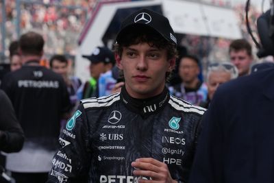 Kimi Antonelli pips frustrated George Russell to pole at Japanese Grand Prix