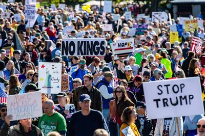 Third No Kings protests to see millions across US push back on Trump administration