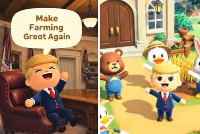 Donald Trump depicted as fan-favorite Nintendo character in bizarre White House video