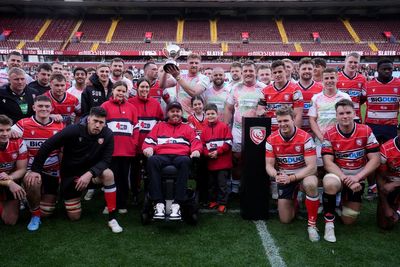 Leicester hold off Gloucester fightback to retain Slater Cup at Villa Park