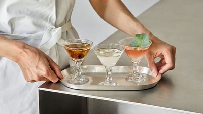 'Double Coasters' Are the Trend at the Chicest Cocktail Bars — And This Way of Serving Up Drinks Might Just Make Cluttered Dining Tables Yesterday's Problem