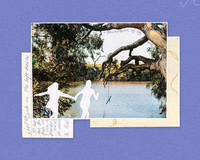 The waterhole: we’ve been coming here for 30 years. Like the creek, we’ve been rearranged – ravaged by time but still shining