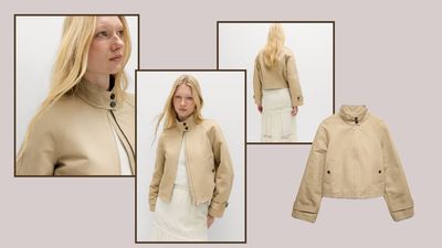 This versatile funnel neck jacket is by far one of the most standout M&S buys for spring