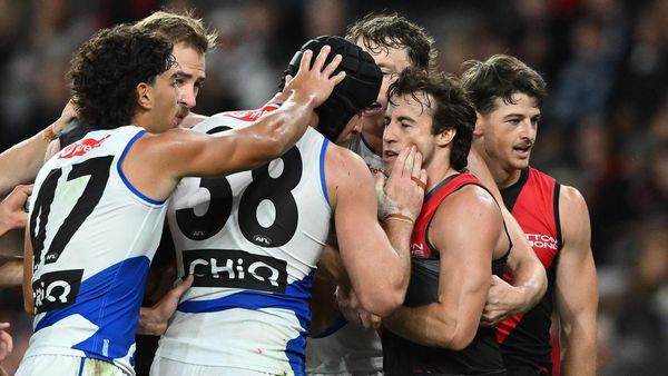 AFL star sent to tribunal for wiping blood on opponent