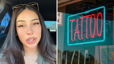 ‘I’m trying to de-escalate. He has a needle in my arm’: Southern California woman goes to tattoo shop. Then the owner asks her something shocking