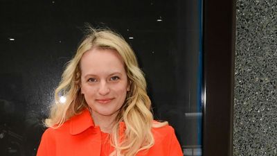 Move over butter yellow, Elisabeth Moss' tangerine outfit proves zingy citrus shades are spring's true hero hues