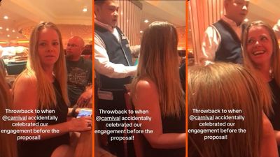 Public-shy Texan had the perfect cruise proposal in play until Carnival Cruises derailed the whole plan
