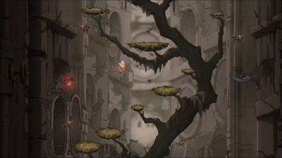 This hand-drawn game looks like Cuphead meets DuckTales