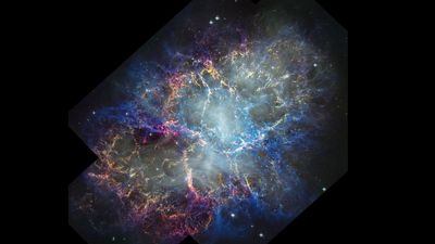 Hubble images taken 25 years apart show big changes in the iconic Crab Nebula —‬ Space photo of the week