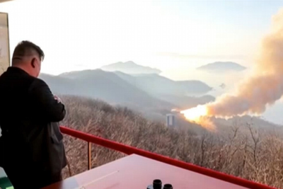 Kim Jong Un oversees powerful missile engine test as North Korea ramps up US strike capability