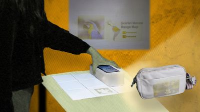 Changing your T-shirt design could soon be as easy as shining a light on it