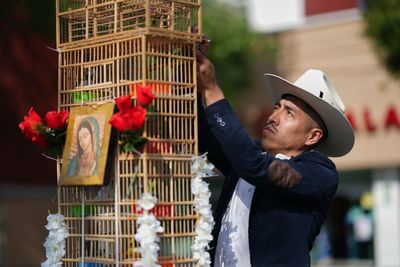 These men carry towers of birds through Mexico's streets. They say their tradition is dying out.
